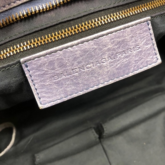 Balenciaga Classic City Moto Bag Tote Grey - Picture 8 of 10